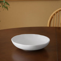 Vida Nube Pasta Bowl Set 4 (White) - Bowl Top View | Bone & Brass