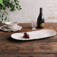 Vida Alegria Large Oval Platter (Sand)