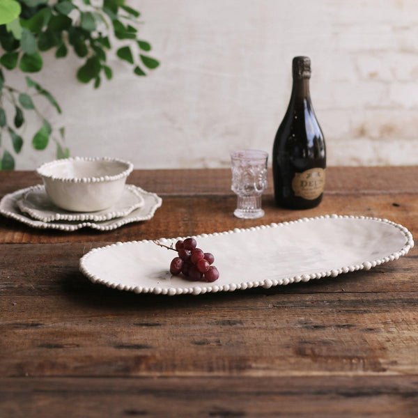 Vida Alegria Large Oval Platter (Sand)