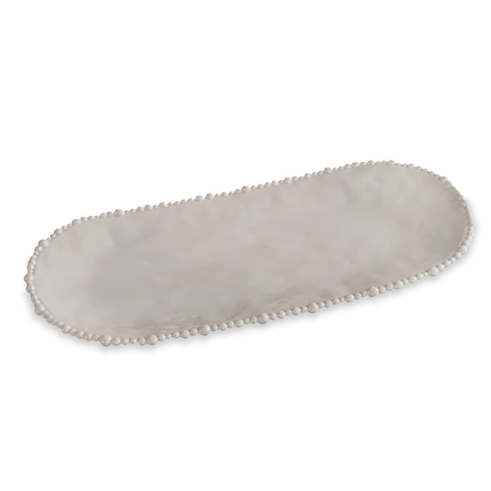 Vida Alegria Large Oval Platter (Sand) | Bone & Brass