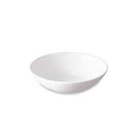 Vida Croc Large Bowl (White) | Bone & Brass