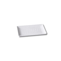 Vida Croc Small Rectangular Tray (White) | Bone & Brass