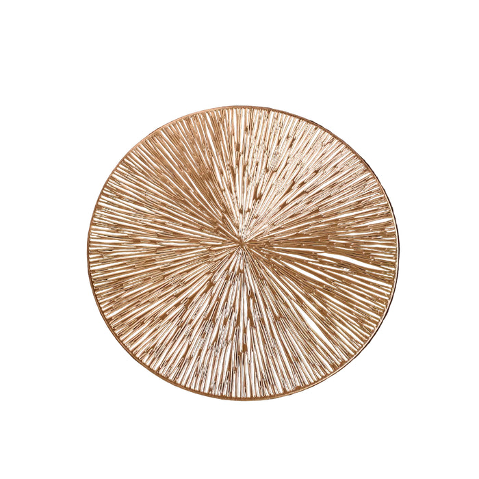 Gold Sunburst Round Placemats Set of 4
