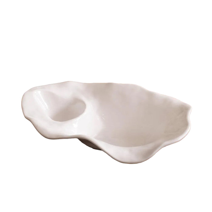 Vida Ocean Oyster Champagne Bucket (White) | Bone & Brass