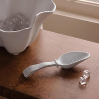 White Nube Ice Scoop - Ice Bucket Detail | Bone & Brass