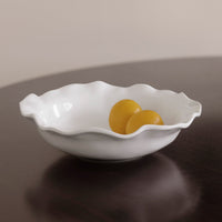 Vida Havana Medium Pasta Bowl (White) - Bowl View | Bone & Brass