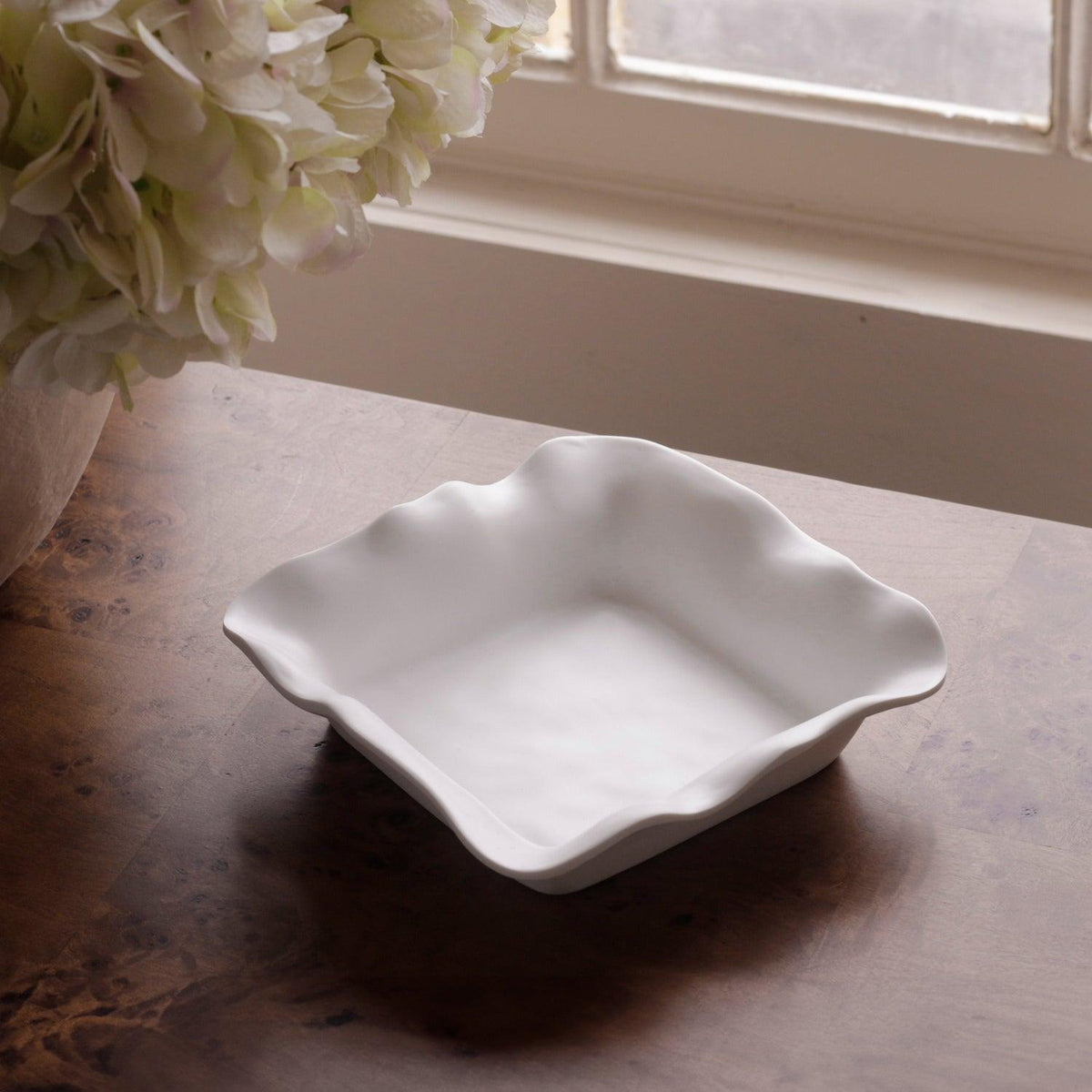 Vida Nube Beverage Napkin Holder (White) - Holder Detail | Bone & Brass
