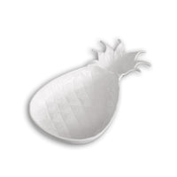 White Pineapple Chip & Dip Server