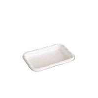 Vida White Bamboo Guest Towel Holder | Bone & Brass