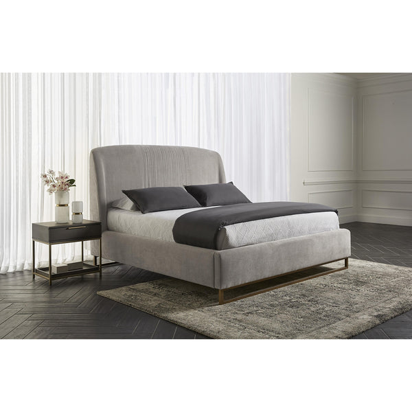 Nevin Polo Club Stone Upholstered King Bed