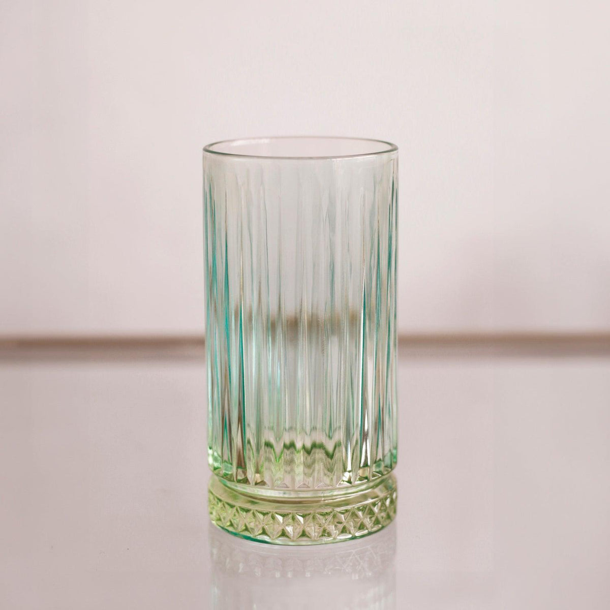 Glass Aquarelle Tumbler Set 4 (Multi) - Glass Detail | Bone & Brass