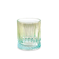 Glass Aquarelle Double Old Fashioned Set 4 (Multi) | Bone & Brass