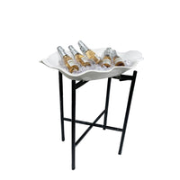 Vida Metal Stand Extra Large Centerpiece | Bone & Brass