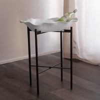 Vida Metal Stand Extra Large Centerpiece - Centerpiece Side View | Bone & Brass