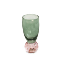Venice Green & Lavender Shot Glass Set of 4 | Bone & Brass