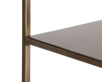 Eiffel Low Large - Antique Brass Bookcase