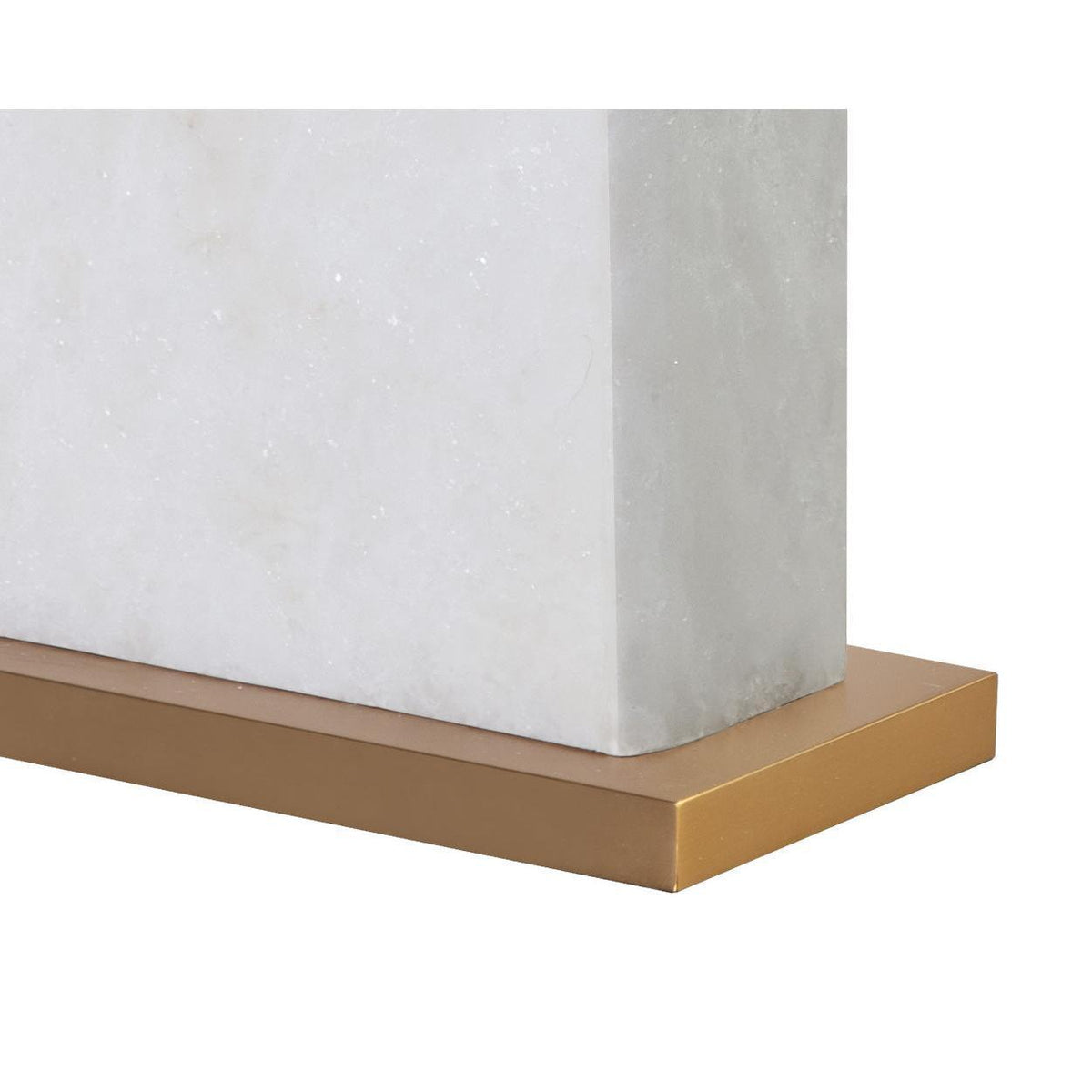 Rovira Ivory Alabaster Table Lamp - Lamp Base Detail | Bone & Brass