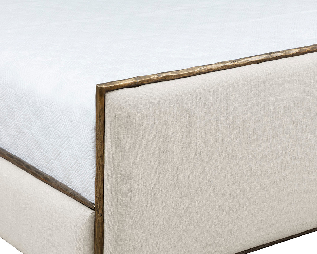Yasmine King - Zenith Alabaster Bed