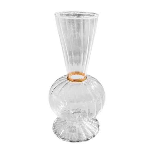 Glass Cambridge Beth 6" Bud Vase Set 2 (Clear)
