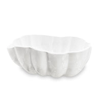 Vida Havana Rita Large Bowl White | Bone & Brass