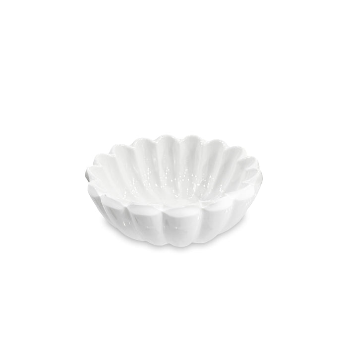White Vienna Mini Serving Bowl with Spoon