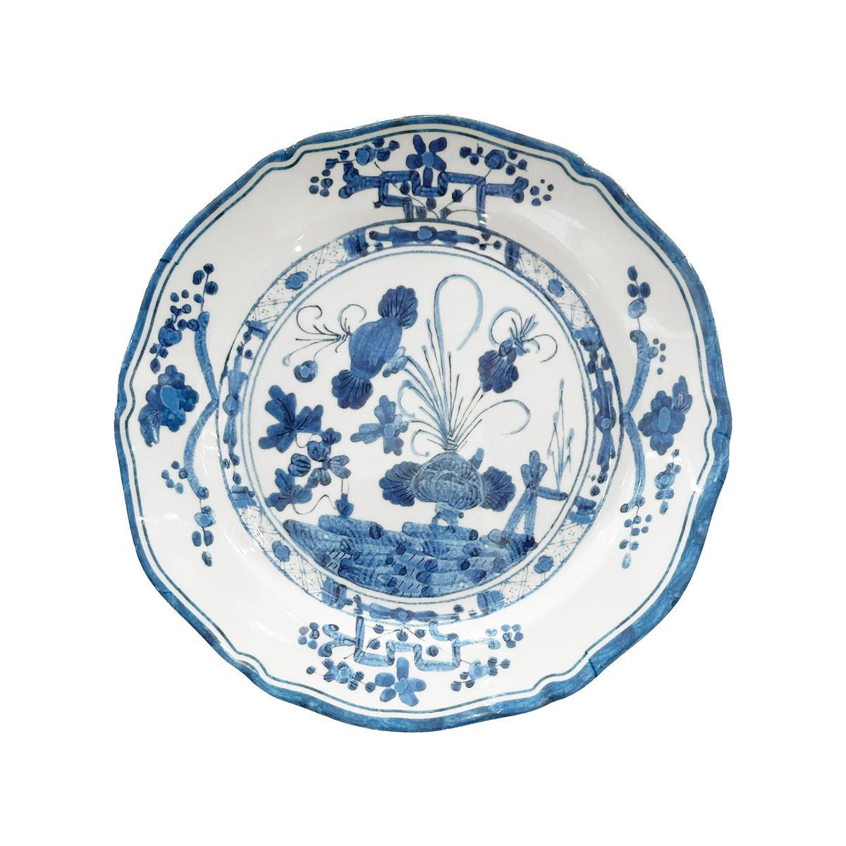 White & Blue Faenza Salad Plate Set of 4
