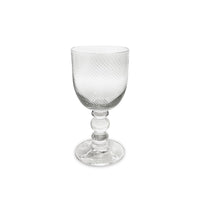 French Swirl Clear Wine Glass Set of 4 | Bone & Brass