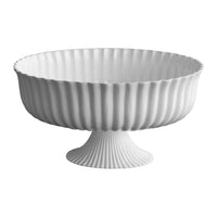 Vida Vienna Large Centerpiece White Serving Bowl | Bone & Brass
