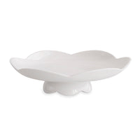 Vida Amelia Pedestal Cake Plate White | Bone & Brass