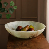 Resin Giada Centerpiece Jade Swirl - Bowl Detail | Bone & Brass