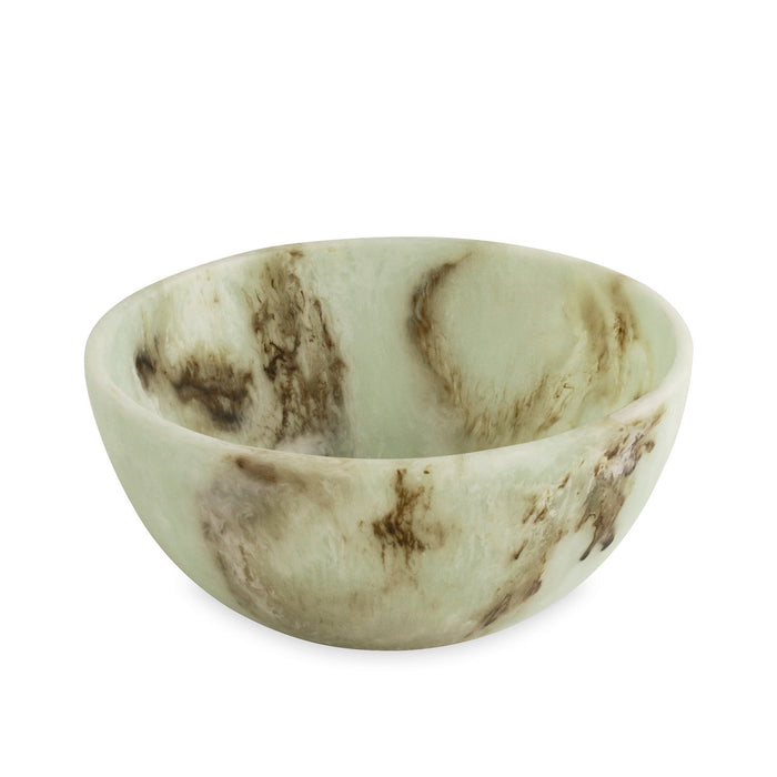 Resin Jade Swirl Giada Large Serving Bowl