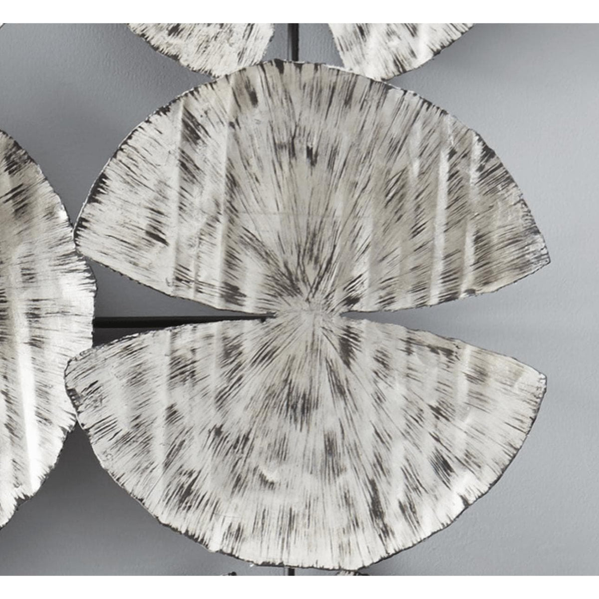Ginkgo Silver Leaf Wall Art - Wall Decor Frame Detail | Bone & Brass