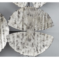 Ginkgo Silver Leaf Wall Art - Wall Decor Frame Detail | Bone & Brass