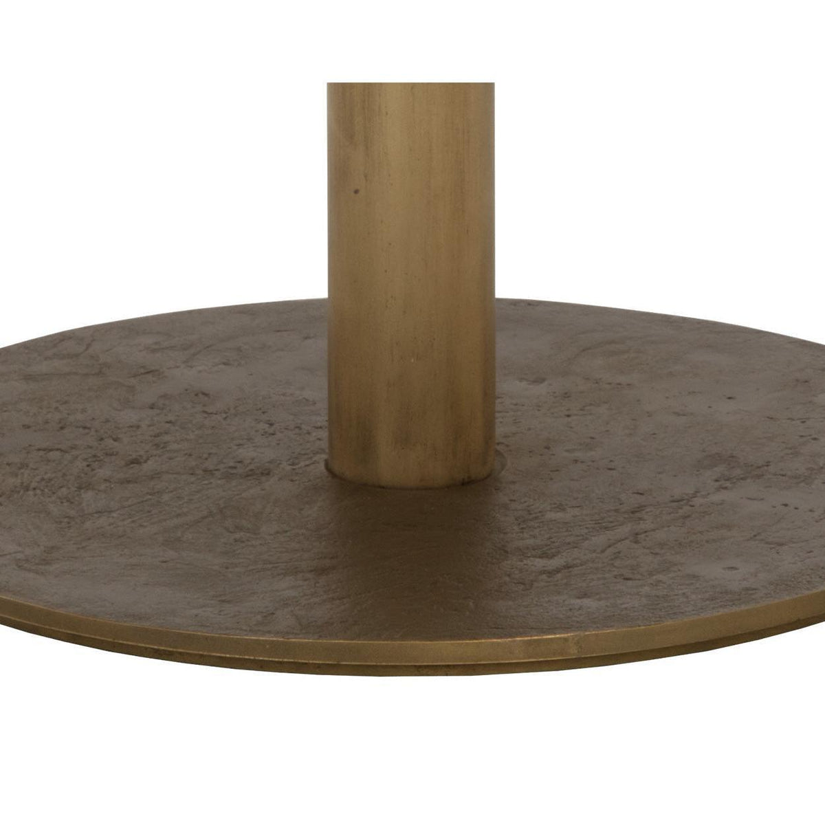 Corina Antique Brass Bistro Table - 36" - Table View | Bone & Brass