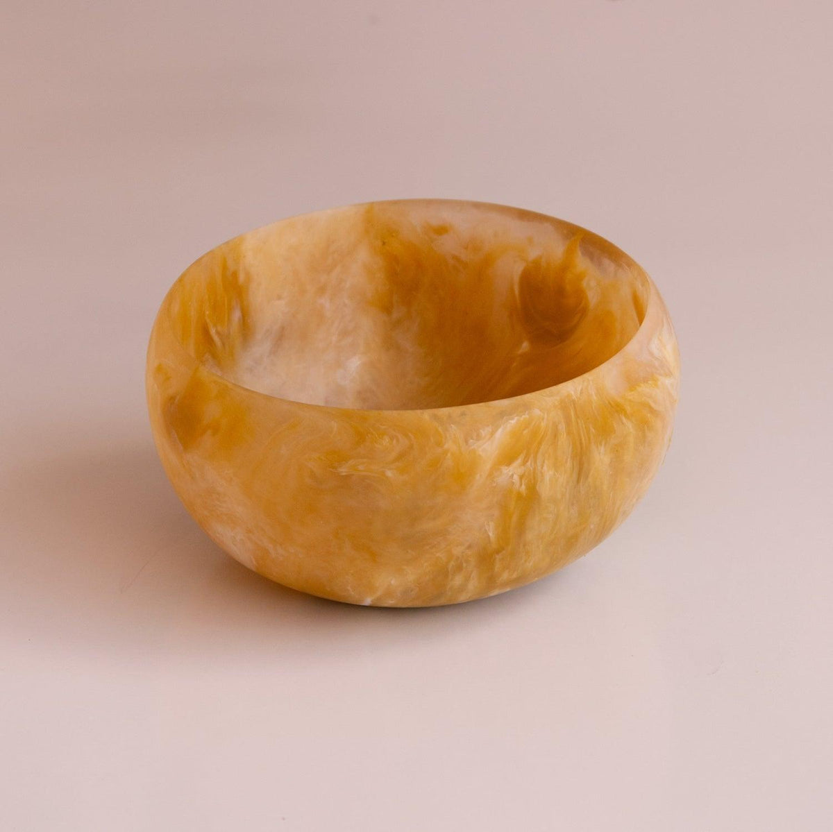 Resin Sorbet Mini Round Bowl Matcha - Bowl Side View | Bone & Brass