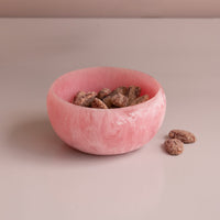 Resin Sorbet Mini Round Bowl Raspberry - Bowl Detail | Bone & Brass