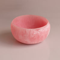 Resin Sorbet Mini Round Bowl Raspberry - Bowl View | Bone & Brass