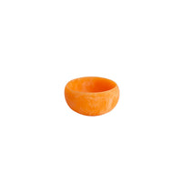 Resin Sorbet Mini Round Bowl Tangerine | Bone & Brass