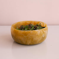 Resin Sorbet Large Round Bowl Matcha - Bowl Detail | Bone & Brass