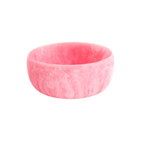 Resin Sorbet Large Round Bowl Raspberry | Bone & Brass