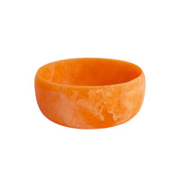 Resin Sorbet Large Round Bowl Tangerine | Bone & Brass