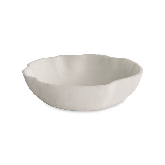 Resin Sorbet Large Wavy Round Bowl Coconut | Bone & Brass