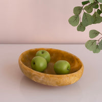 Resin Sorbert Large Oval Bowl Matcha - Bowl Detail | Bone & Brass