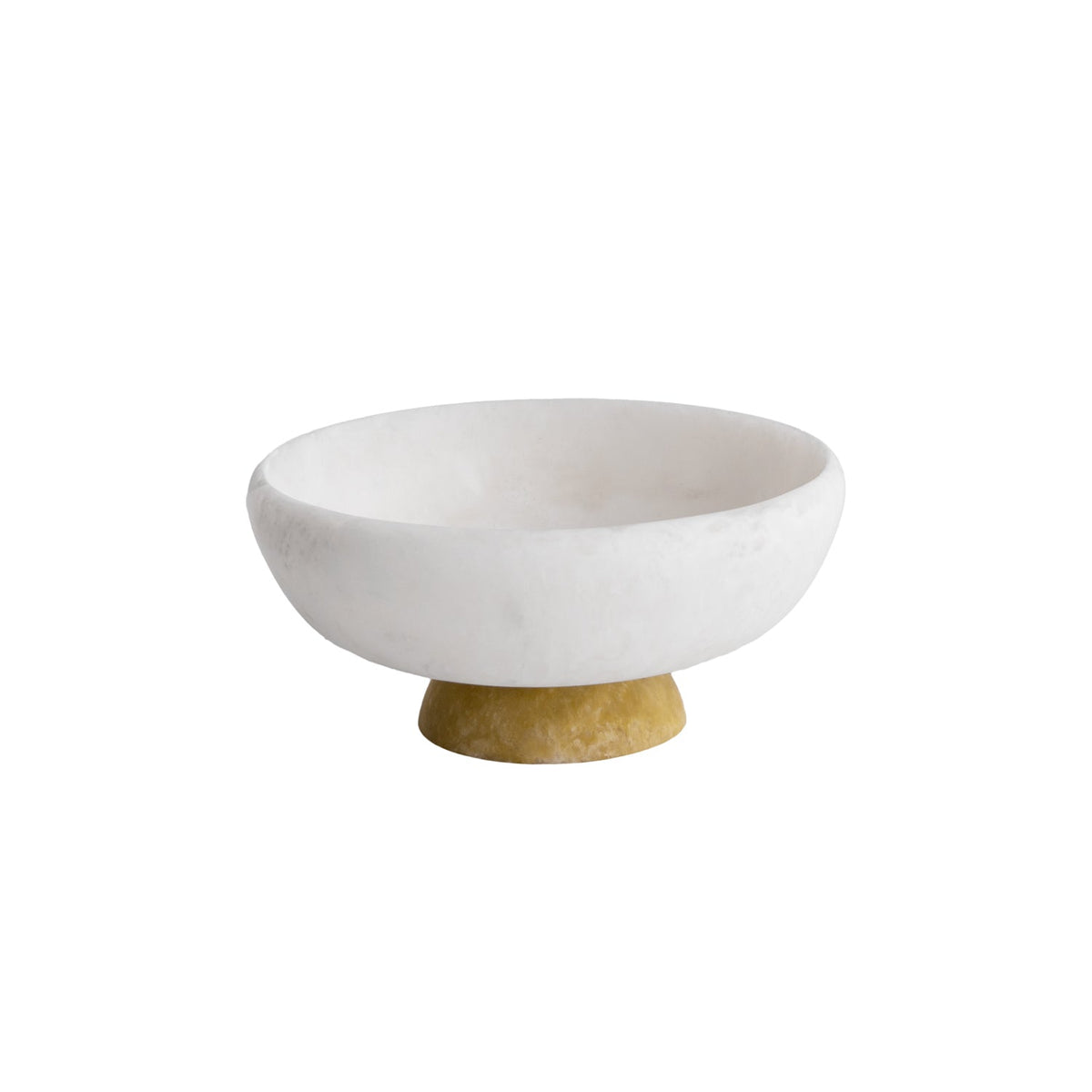 Resin Sorbet Medium Round Bowl Base Coconut Matcha | Bone & Brass