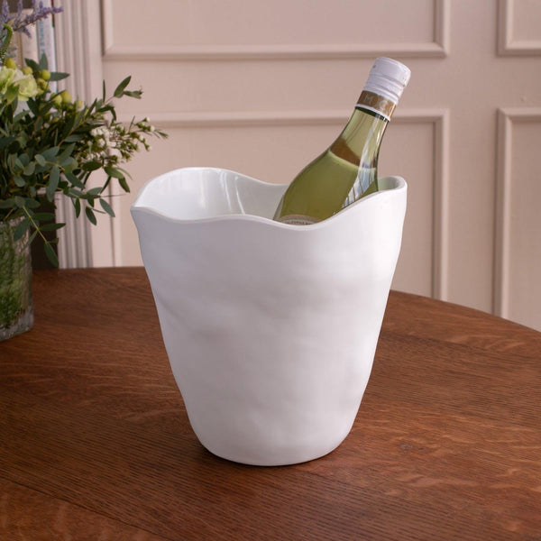 Vida Nube Champagne Bucket White - Champagne Bucket Detail | Bone & Brass