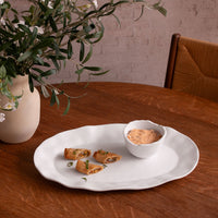 Vida Nube Osaka Small Bowl White - Bowl Detail | Bone & Brass