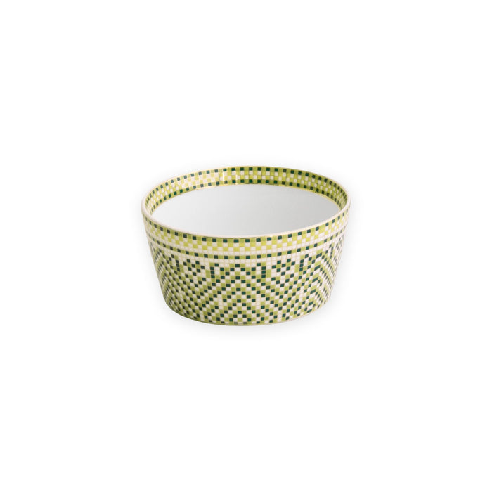 Ceramic Green & Gold Ravenna Small Dip Bowl Set of 4 | Bone & Brass