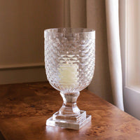 Glass Eclat Small Hurricane Clear - Hurricane View | Bone & Brass