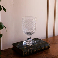 Glass Eclat Small Hurricane Clear - Hurricane Detail | Bone & Brass