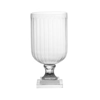 Glass Eclat Large Hurricane Clear | Bone & Brass